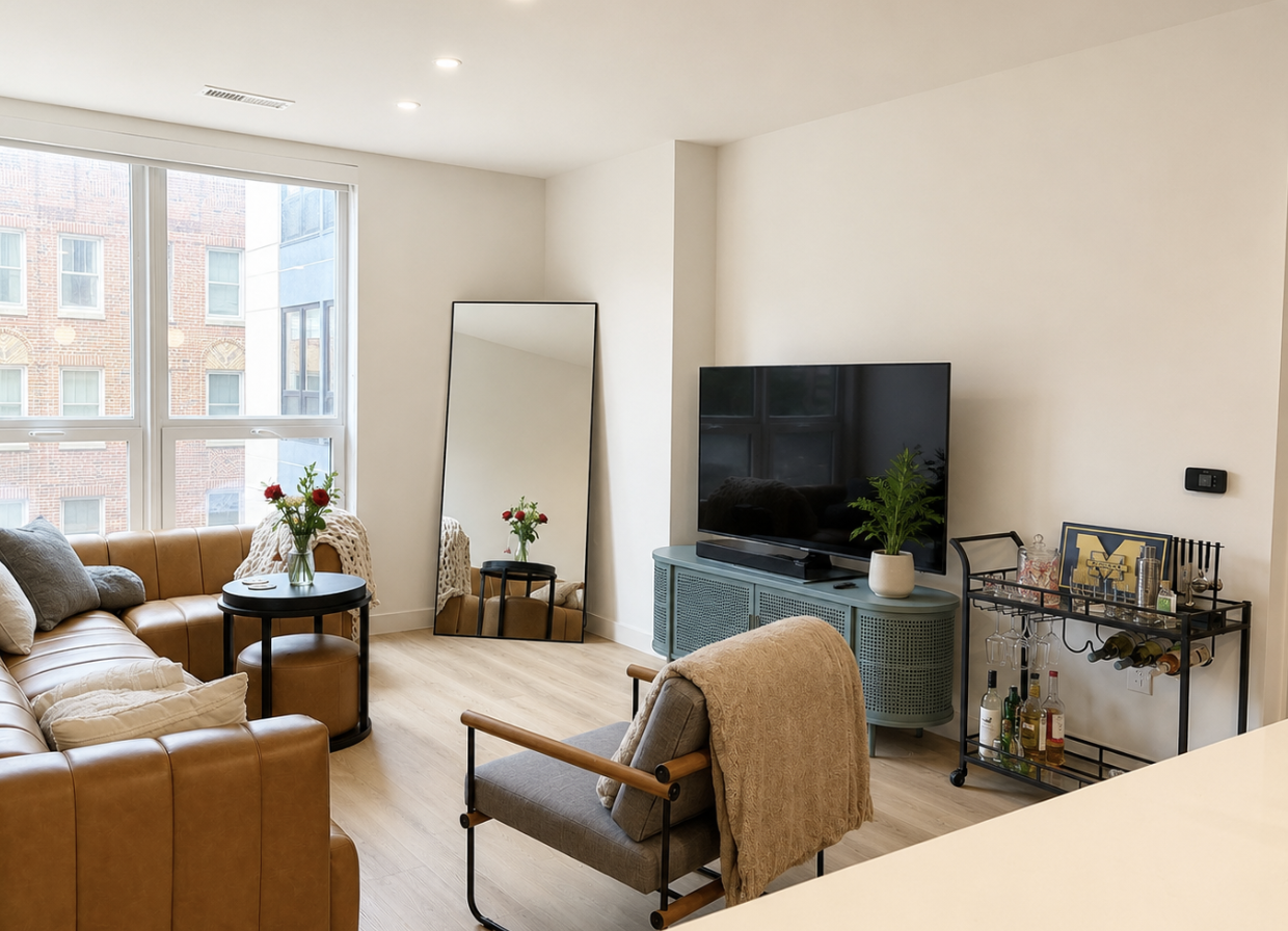 Stock image of living room