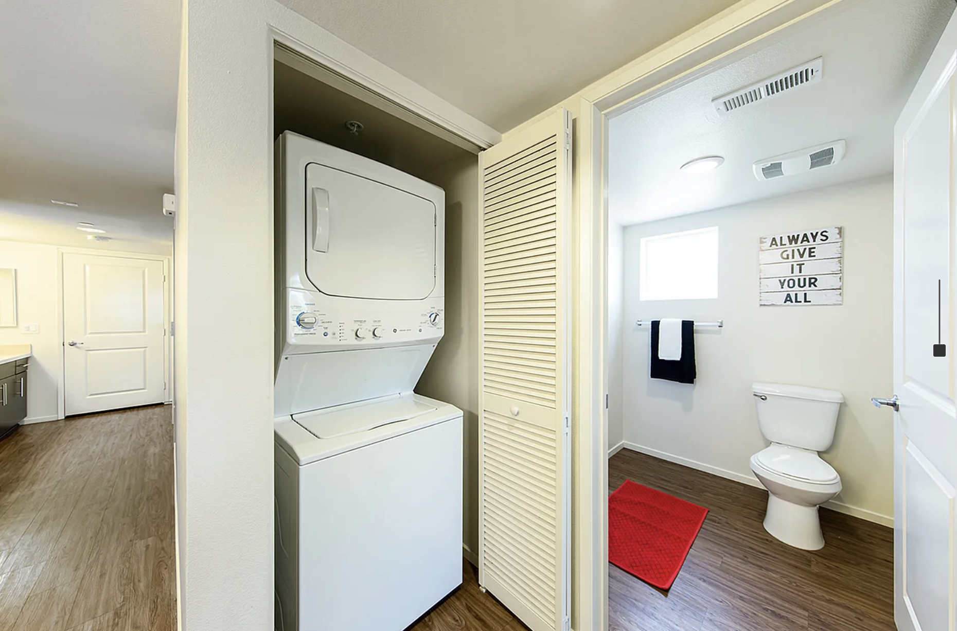 washer + dryer