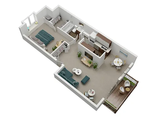 Immediate 1BR/1BA Lease Takeover