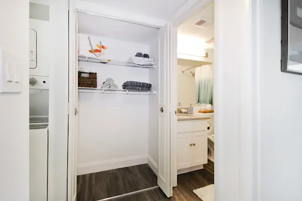 Bathroom and hallway storage 