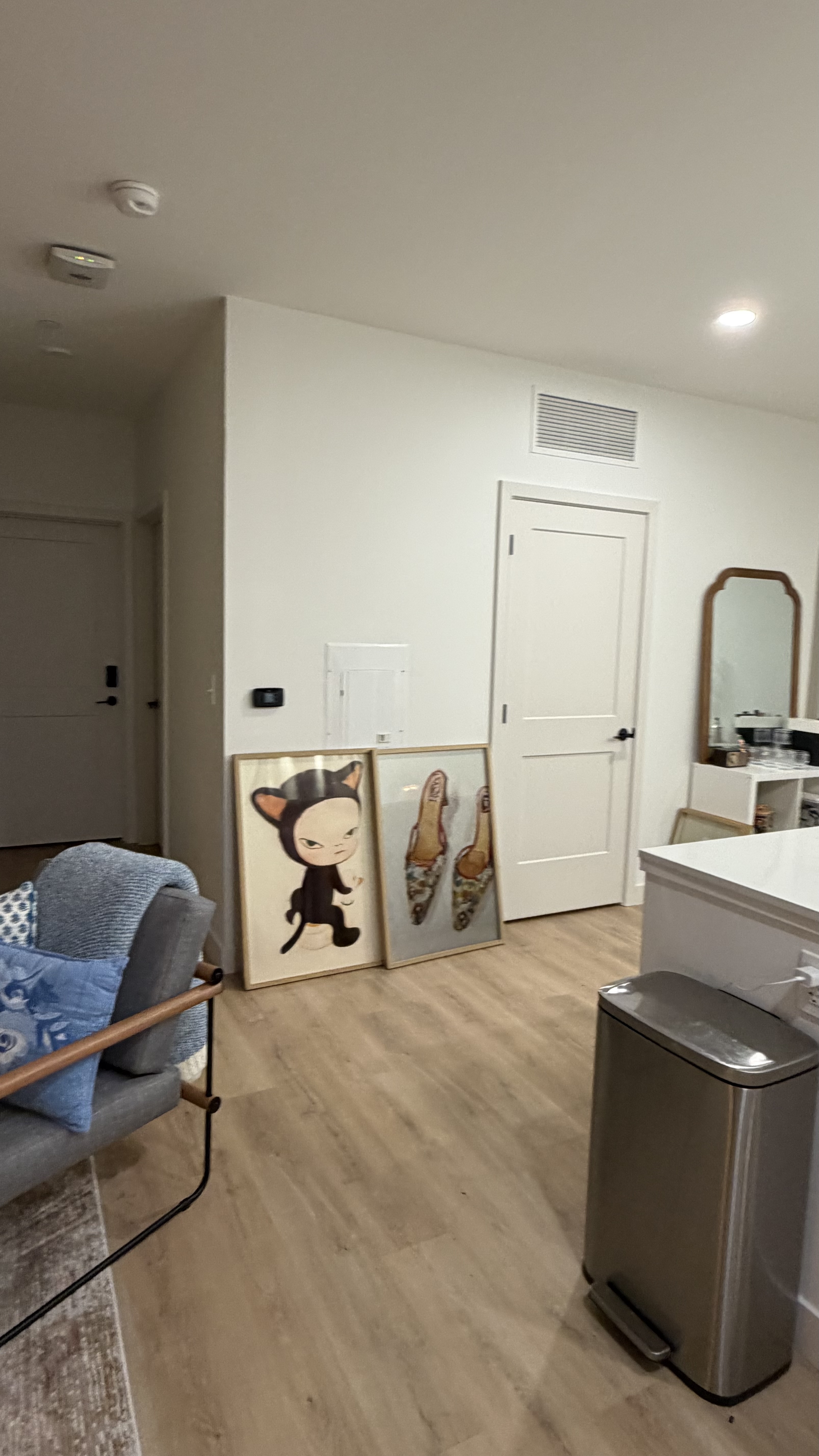 Common area and closet