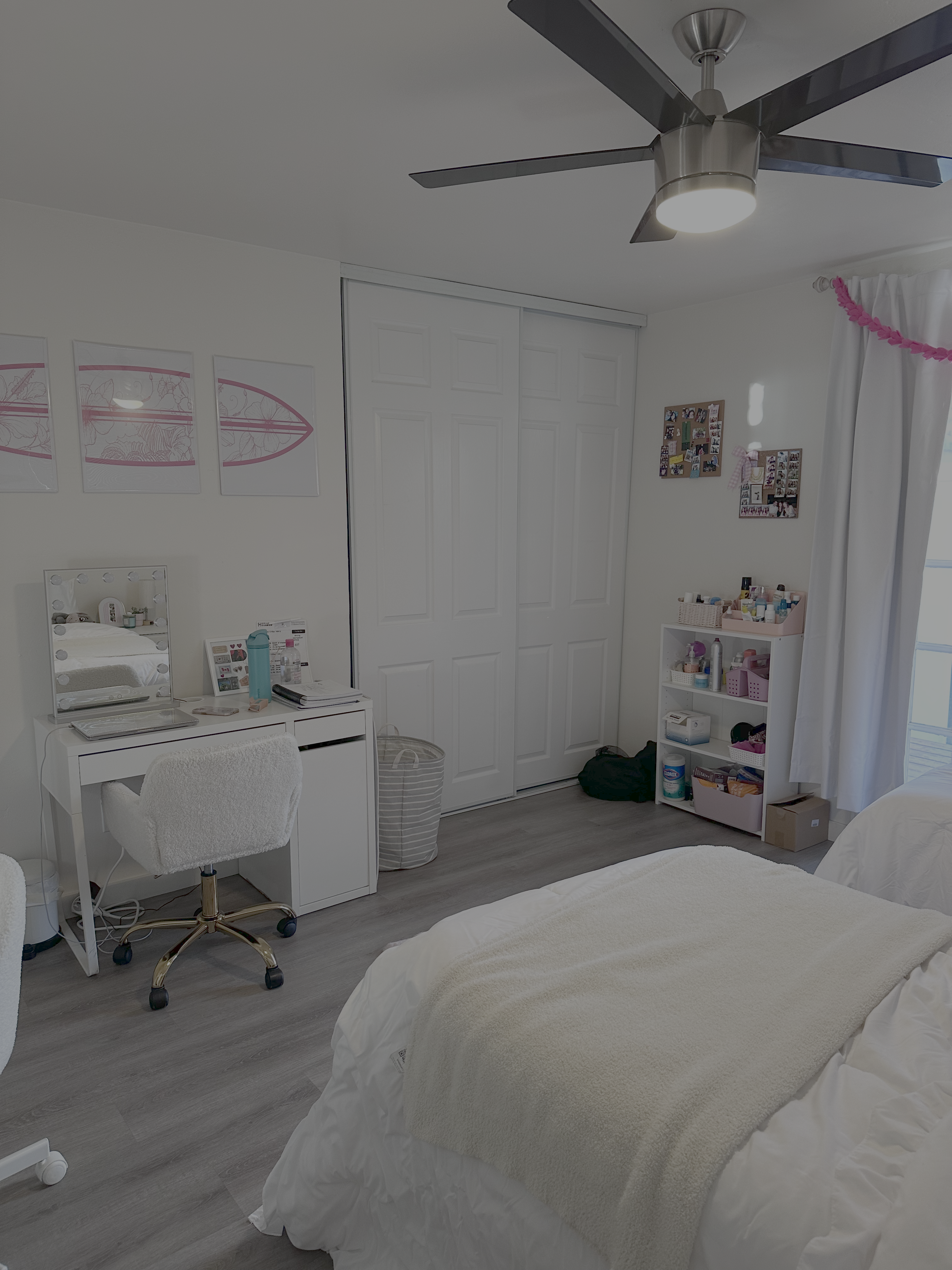 Bedroom and closet